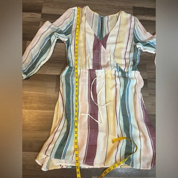 Rails Anthropologie Becca Cusco Stripe Dress SZ Small - Picture 11 of 16